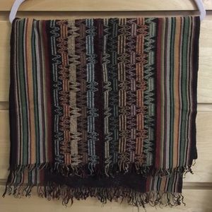 Missoni Scarf Earth Tones Brown Zig Zag Made Italy